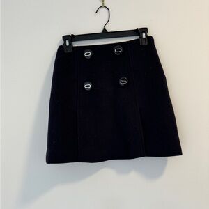 Prada navy blue wool Skirt
